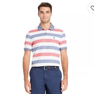 IZOD SportFlex Classic-Fit Striped Stretch Performance Polo Mens
